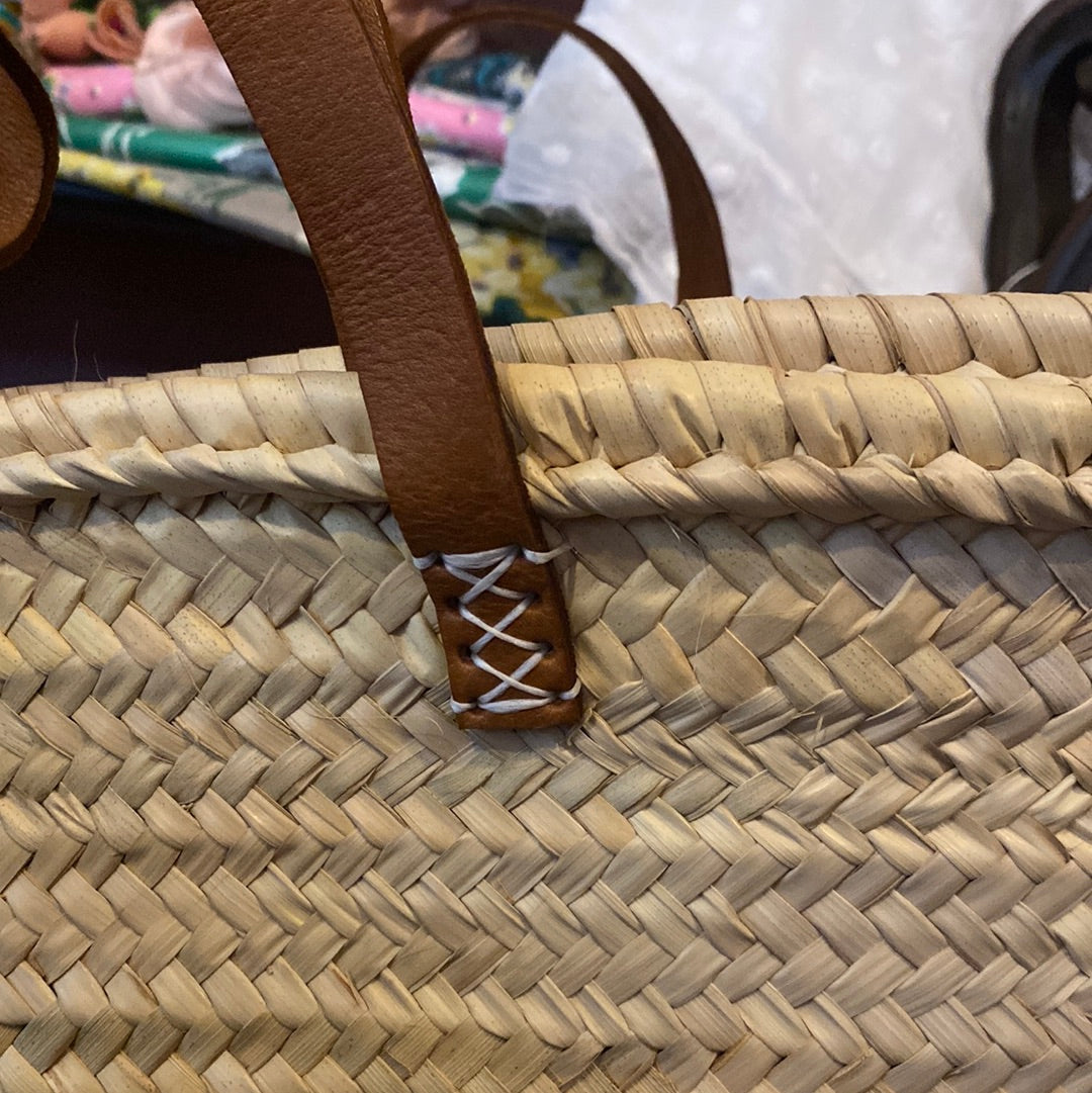 Hand Made Moroccan Shopper Basket Bag