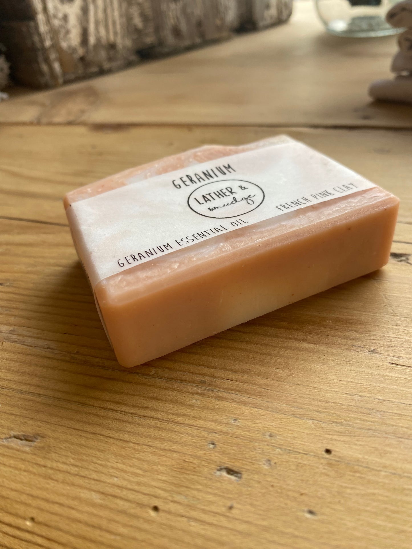 Soap - Hand made, Natural - Geranium