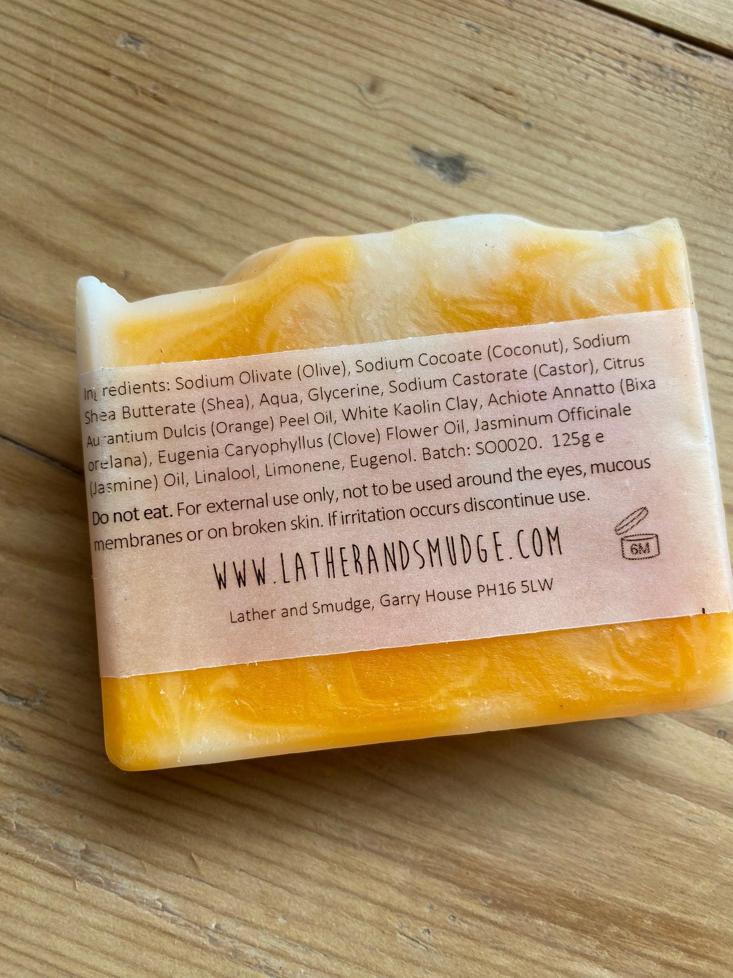 Soap - Hand made, Natural - Spiced Orange