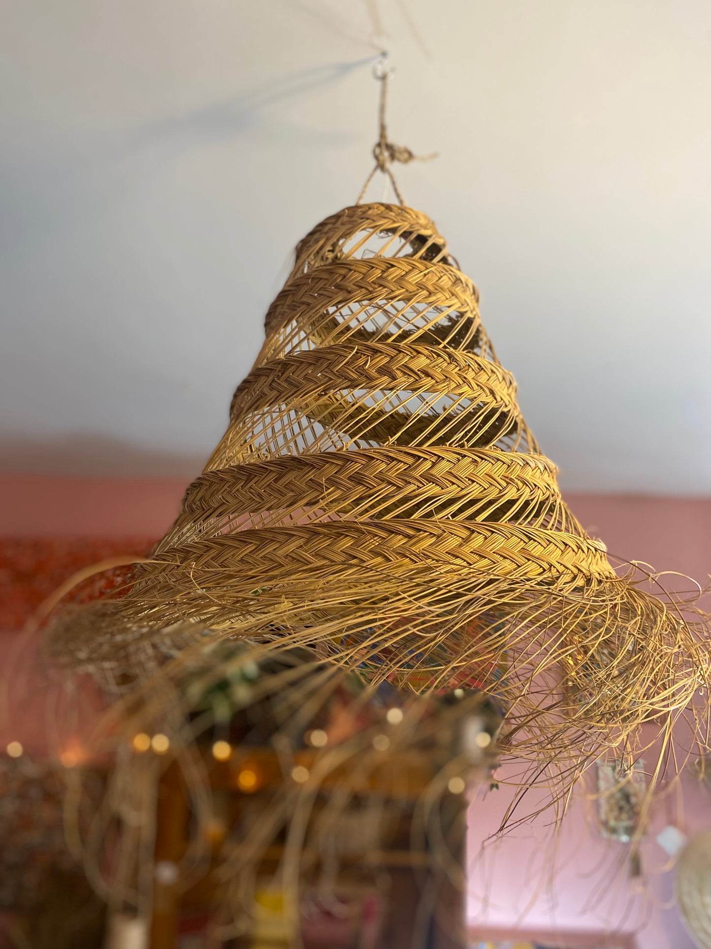 Hand Woven Grass Lightshade