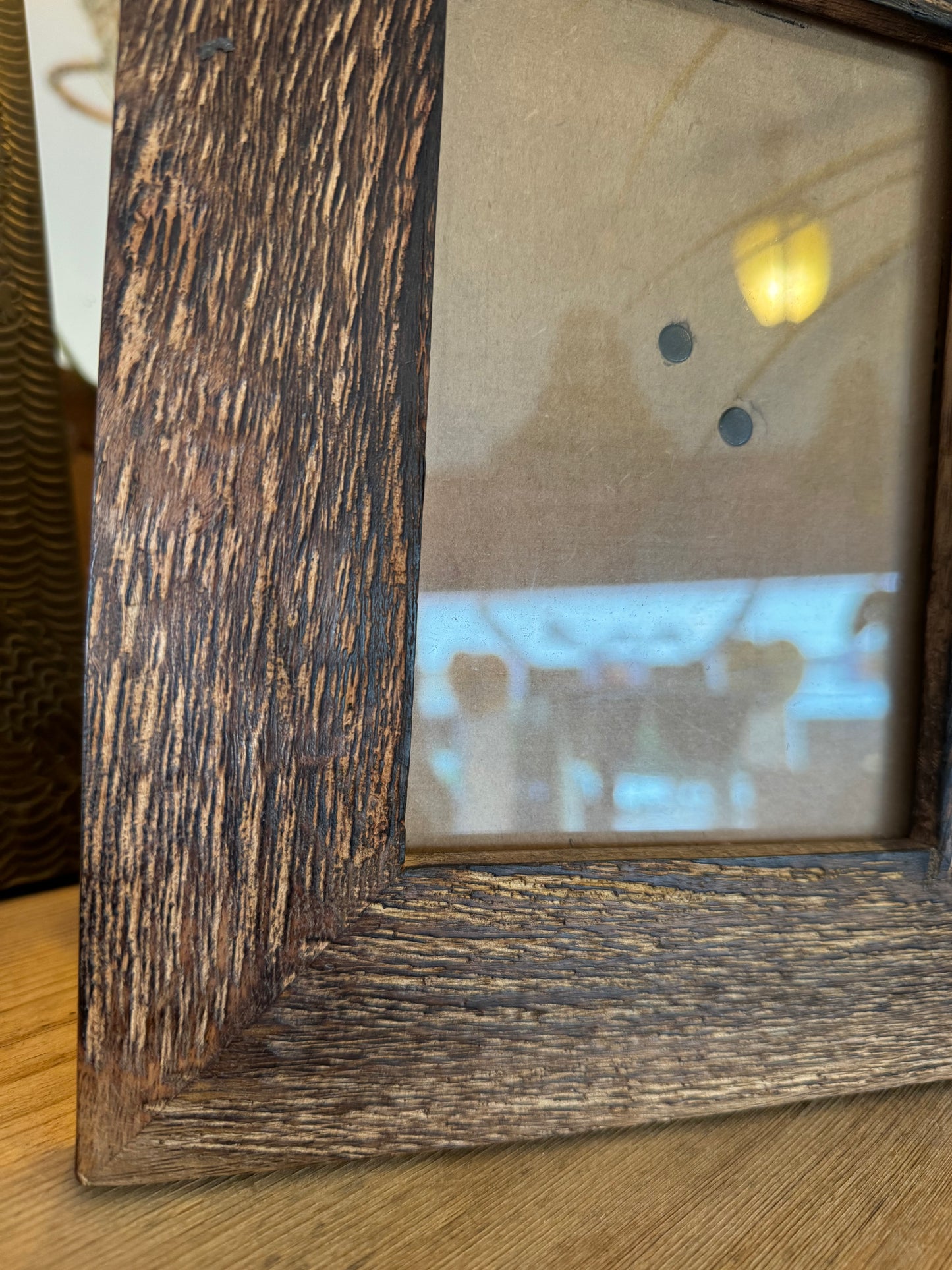 Recycled Glass And Mango Wood Picture Frame