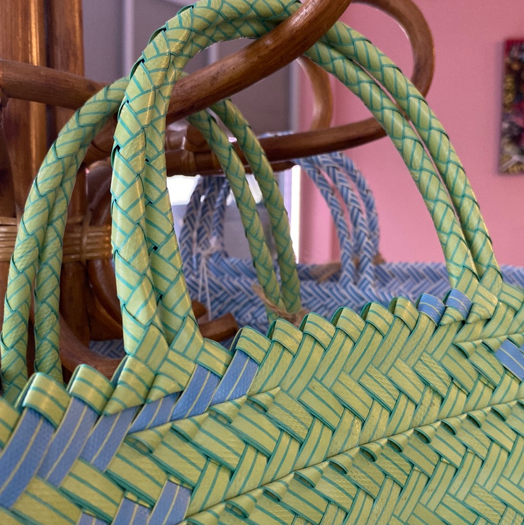 Shopper Basket Bag Made From Plastic Bottles