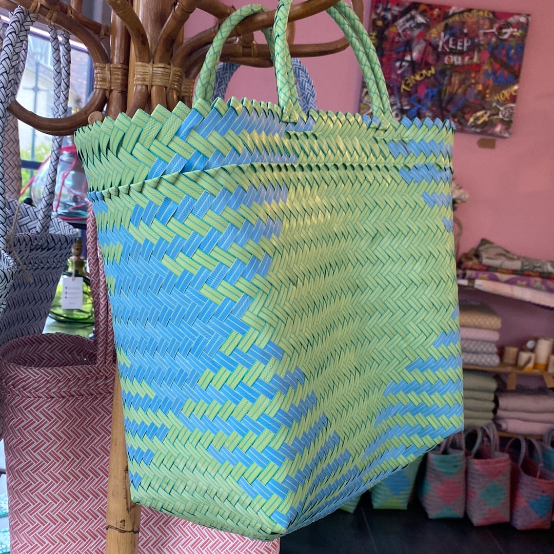 Shopper Basket Bag Made From Plastic Bottles