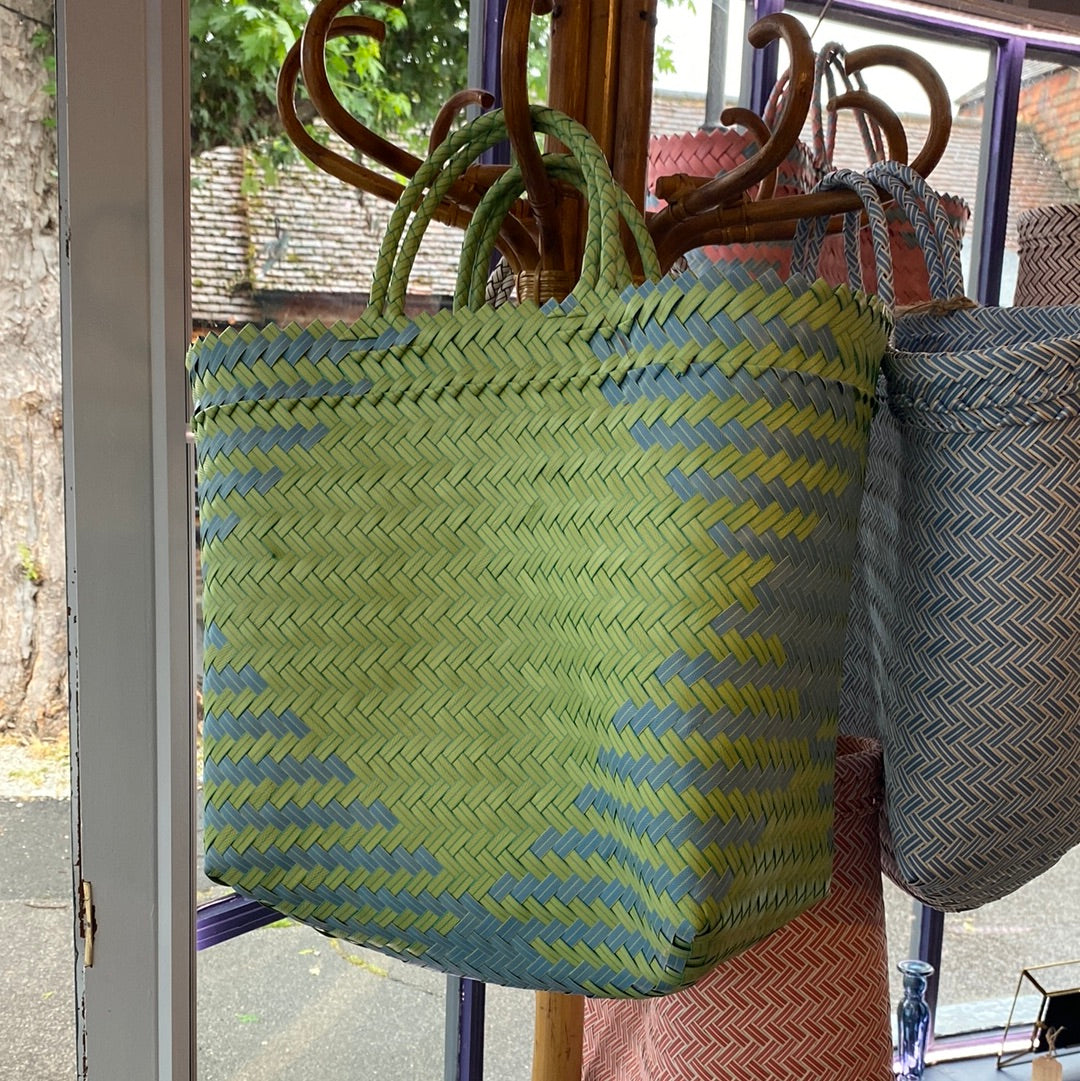 Shopper Basket Bag Made From Plastic Bottles