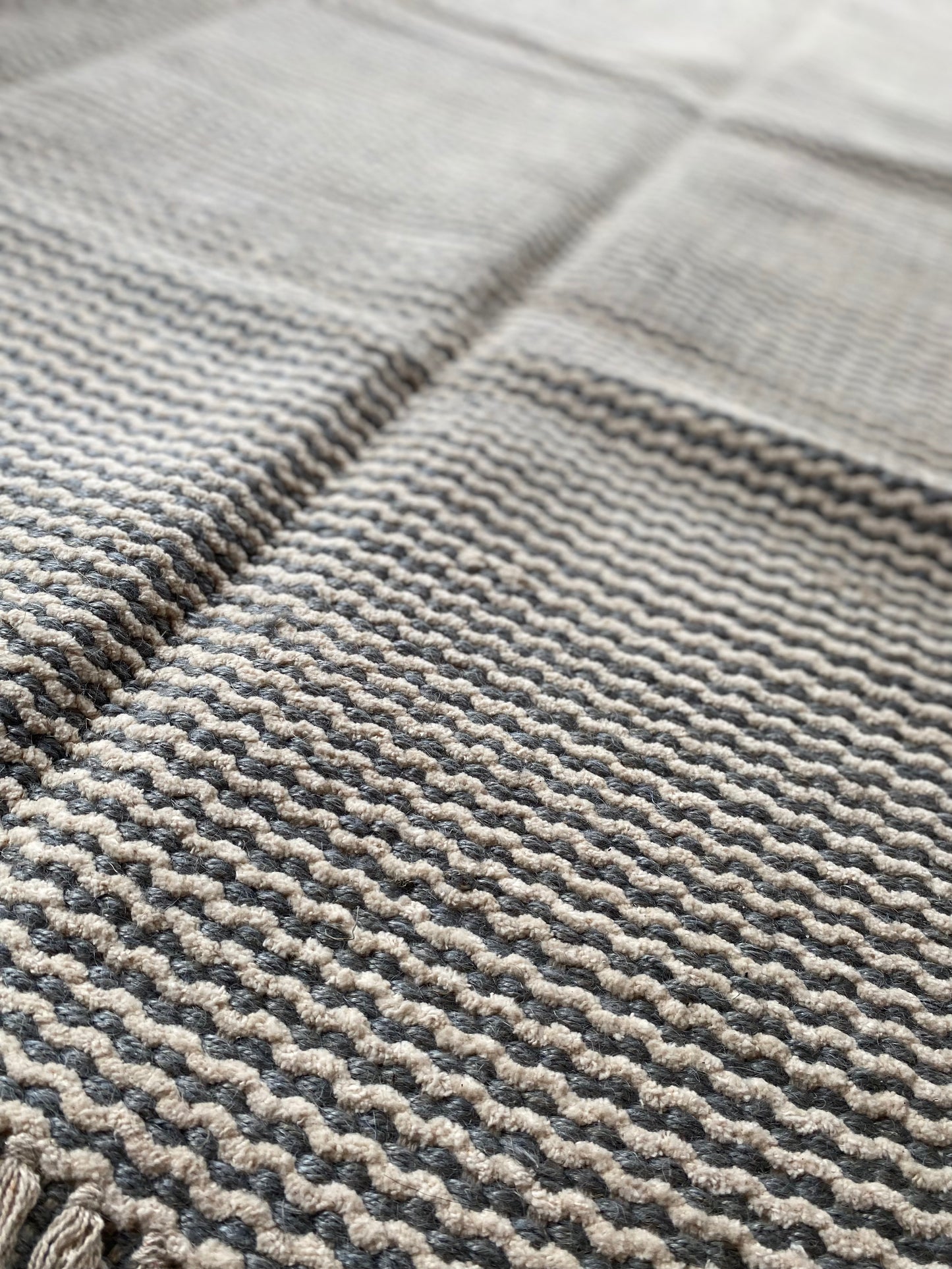 Recycled Cotton and Jute Rug